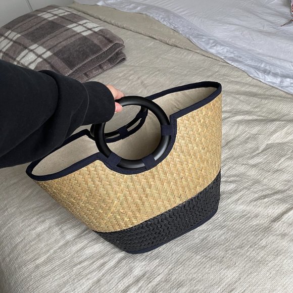 Rattan / Straw Tote Bag - Picture 4 of 4